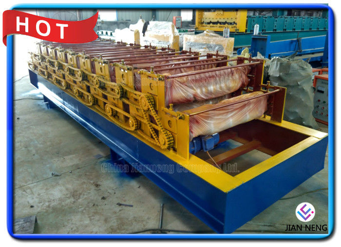 Selbst-PLC-Steuerhydraulische Rolle, die Maschine, Stahldach-Blatt-Deckungs-Blatt-Maschine bildet 