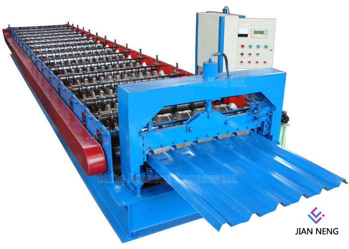Farbiges trapezoides Metallstahlwalzwerk, automatisches PLC-Steuermetall, das Maschine bildet