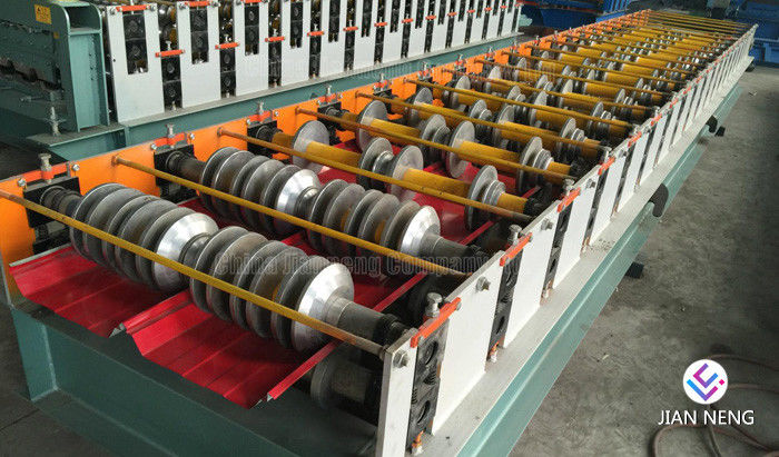Die kundengebundene Metalldach-Rolle, die Maschine bildet, färben das überzogene Oberflächendach, das Maschine bildet