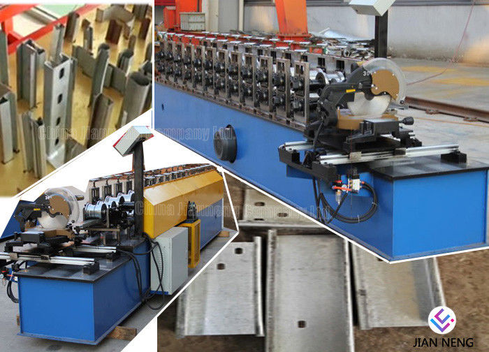 Galvanisierte Art C/z-Purlin-Rolle, die Maschine mit hydraulischem Ausschnitt-System bildet
