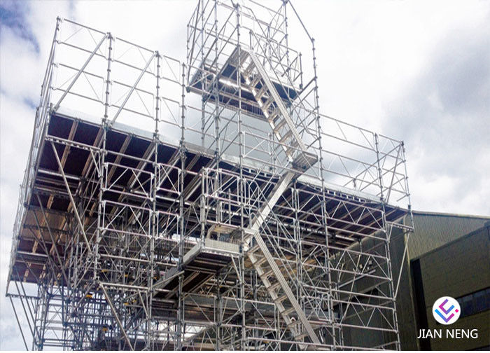 2.5*1.2*3m stärkerer rutschfester Treppenhaus-Zugangs-Turm für große Höhe-Bau