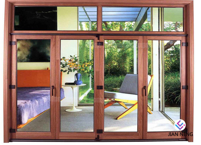 Australien-Art-Aluminiumflügelfenster-Türen, Aluminium, das Terrassentüren mit ausgeglichenem Mattglas schiebt