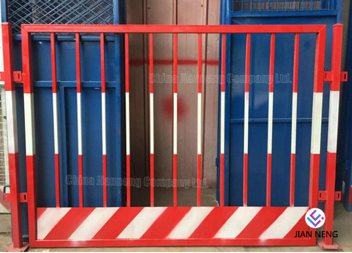 Vorübergehende Kantenschutz-Leitschienen-rote und weiße Farbe für Hochbau-Standorte