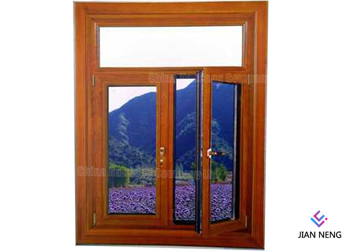 Innere Neigungs-Drehung Aluminium-Windows und Tür-hölzerne Farbe mit Pulver-Beschichtung