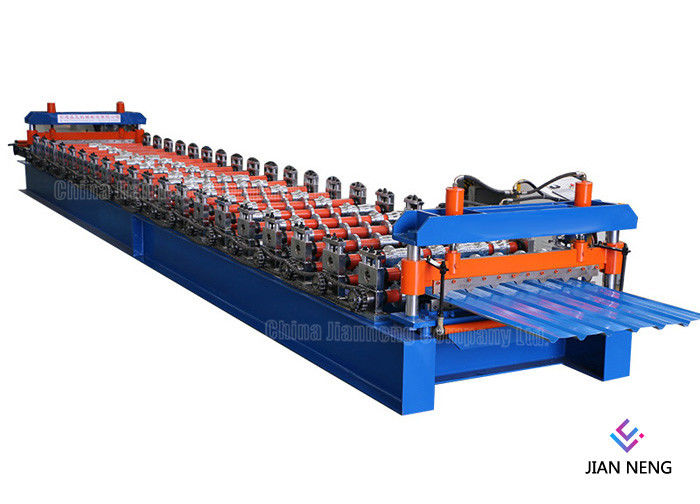 0.3 - 0.8mm Farbstahlmetalldach, das Maschine mit PLC-Kontrollsystem bildet